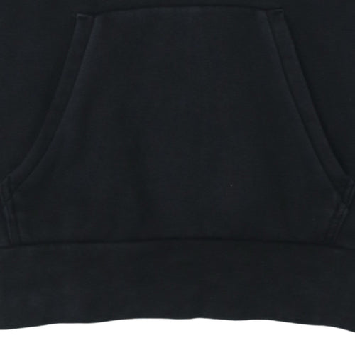 Adidas Men's Black Pullover Hoodie Small Fleece Lined Sport Style