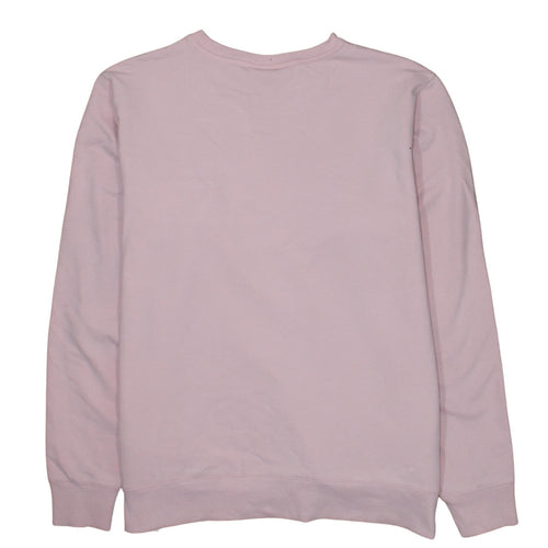 Fila Women Pink Crew Neck Pullover Sweatshirt XL Cotton Blend