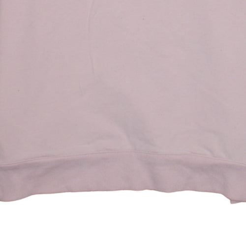 Fila Women Pink Crew Neck Pullover Sweatshirt XL Cotton Blend