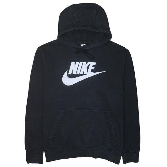 Nike Mens Black XL Pullover Hoodie with Logo Graphic