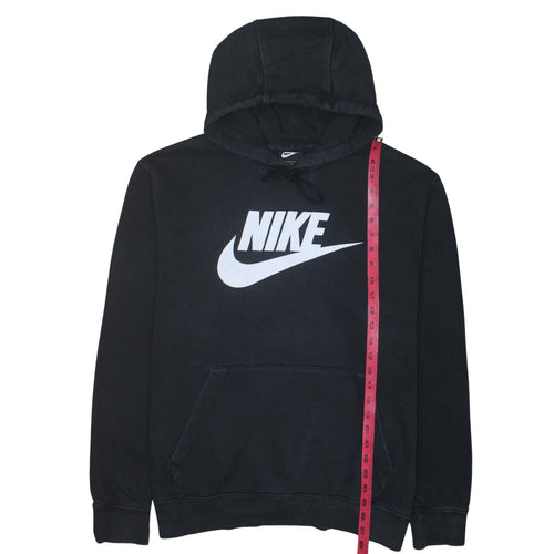 Nike Mens Black XL Pullover Hoodie with Logo Graphic