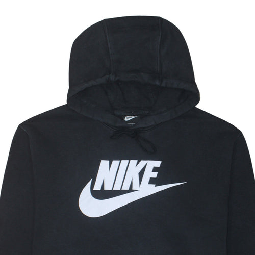 Nike Mens Black XL Pullover Hoodie with Logo Graphic