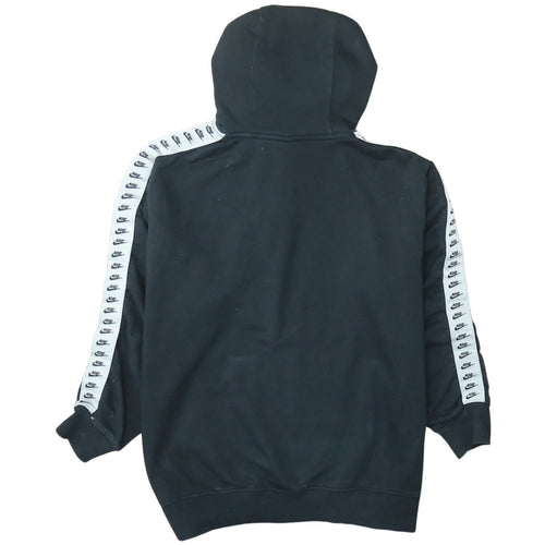 Nike Men's Black Pullover Hoodie Large Logo Fleece Sweatshirt