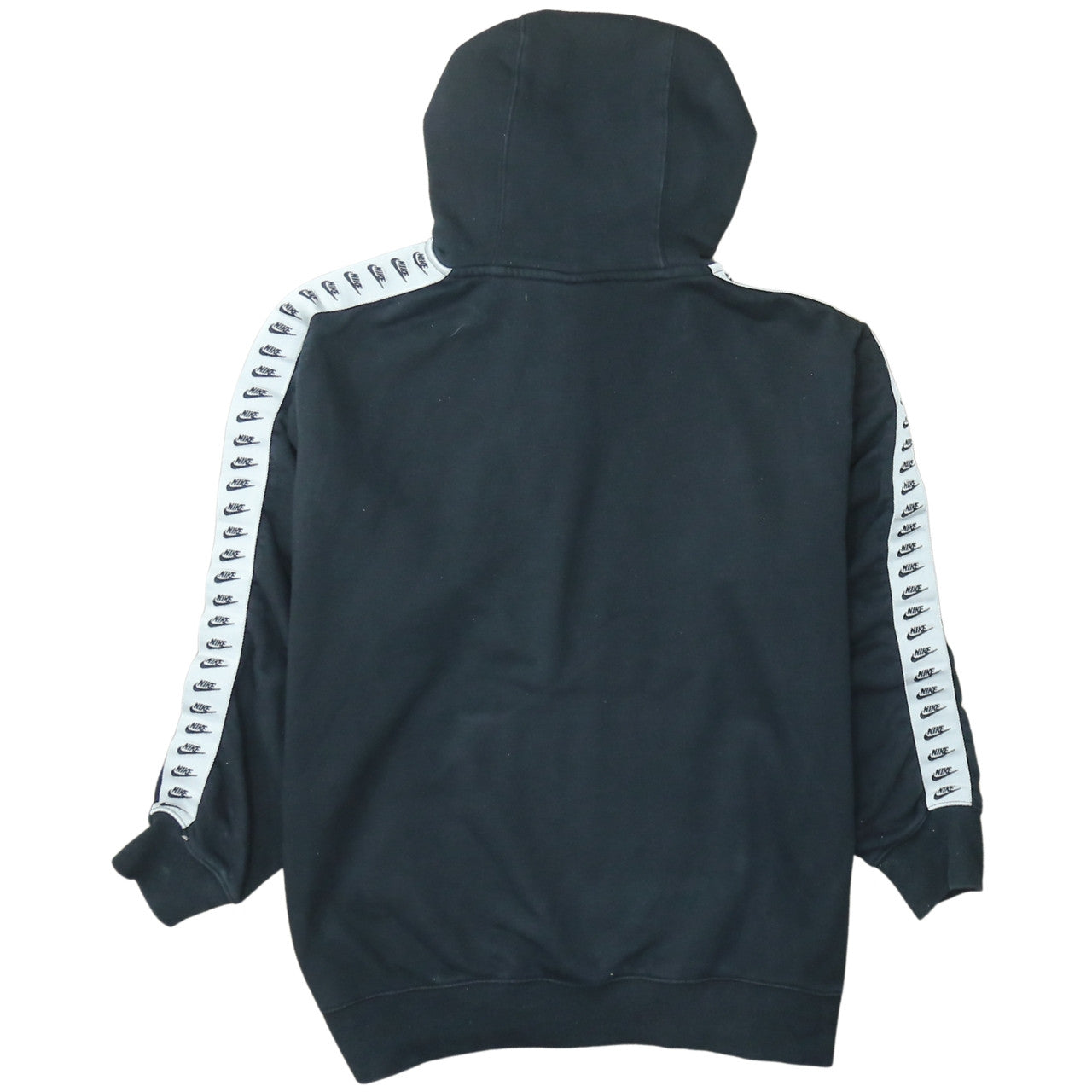 Nike Men's Black Pullover Hoodie Large Logo Fleece Sweatshirt