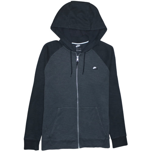 Nike Men's Grey Full Zip Hoodie Size S Lightweight Sportswear