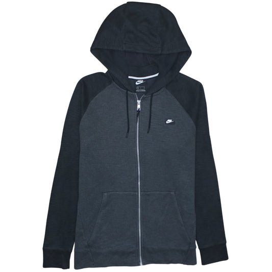 Nike Men's Grey Full Zip Hoodie Size S Lightweight Sportswear