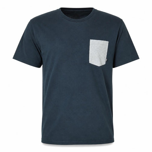 Front view of Nike Men’s Black Dri-FIT XL Short Sleeve Colourblock Pocket T-Shirt
