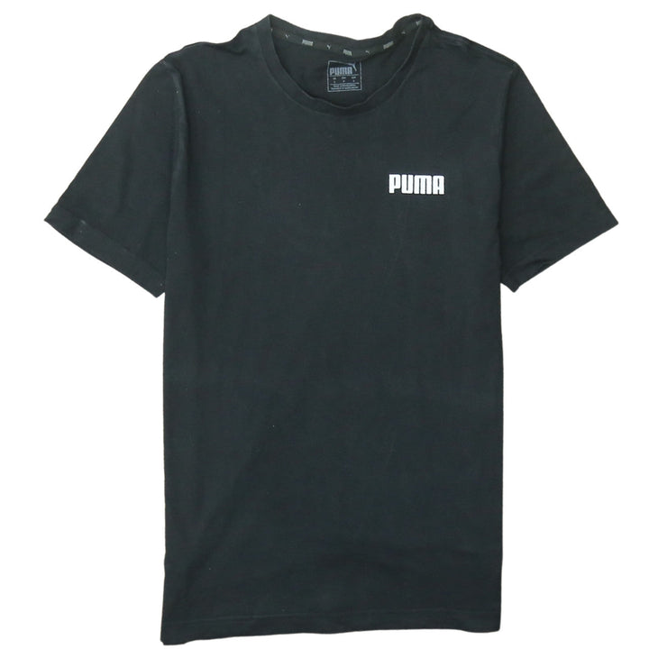 Puma Men's Black Small Crew Neck Sports T-Shirt
