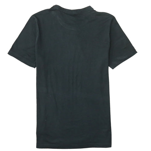 Puma Men's Black Small Crew Neck Sports T-Shirt