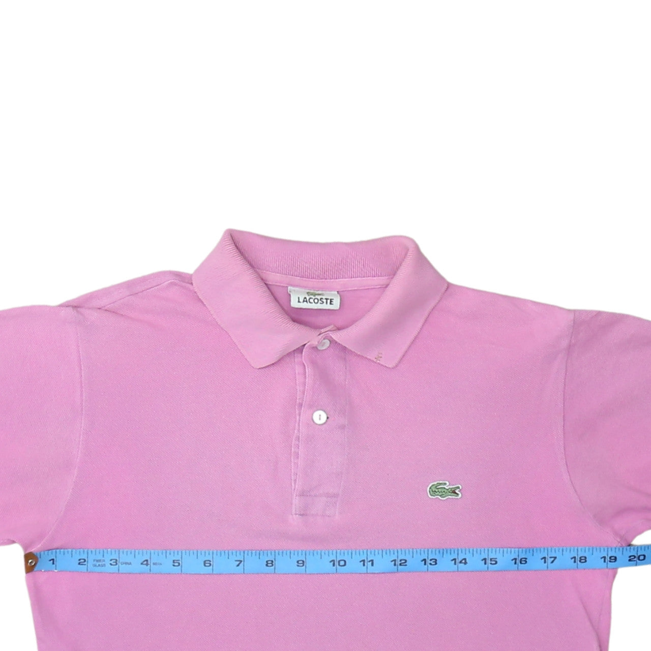 Lacoste Men's Pink Cotton Polo Shirt Size S Classic Fit