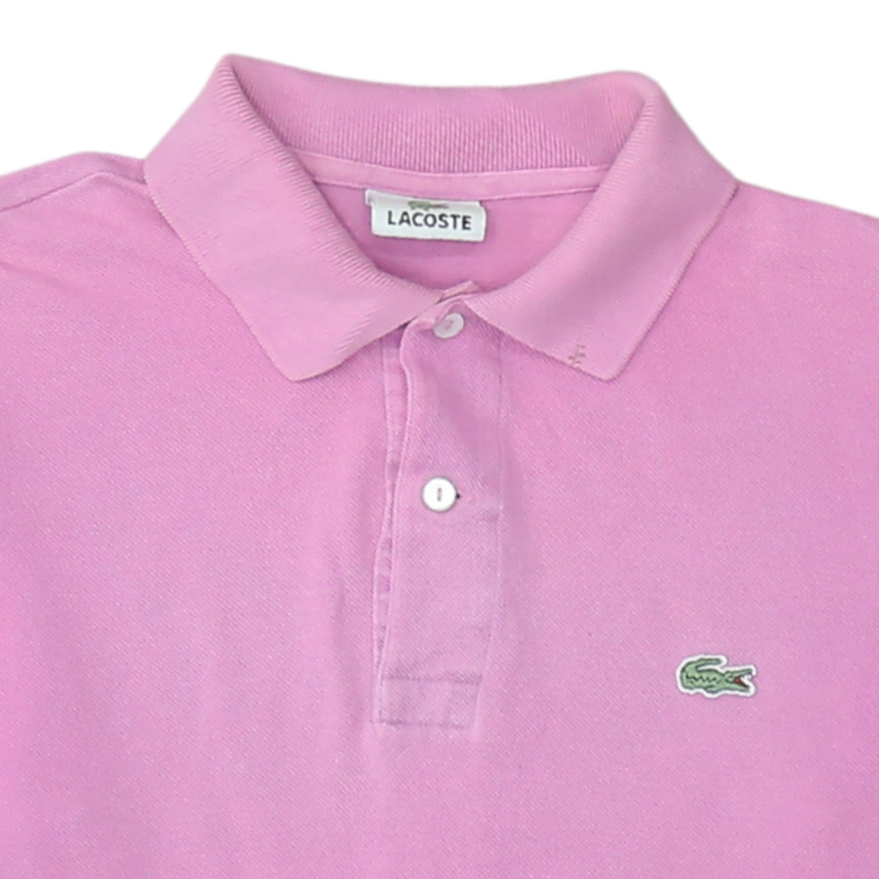 Lacoste Men's Pink Cotton Polo Shirt Size S Classic Fit
