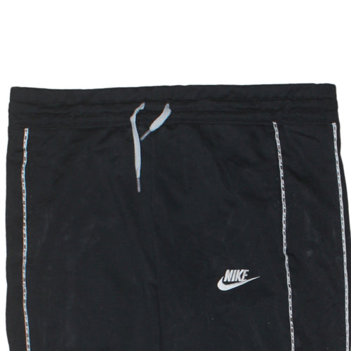 Nike Boys Black XL Jogger Trousers with Side Stripe & Drawstring Waist