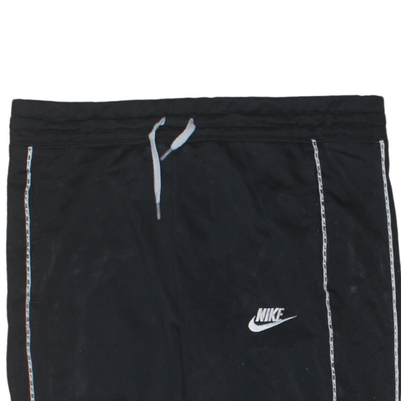 Nike Boys Black XL Jogger Trousers with Side Stripe & Drawstring Waist