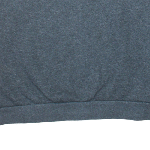 Adidas Men’s Grey Crew Neck Fleece Sweatshirt L Regular Fit