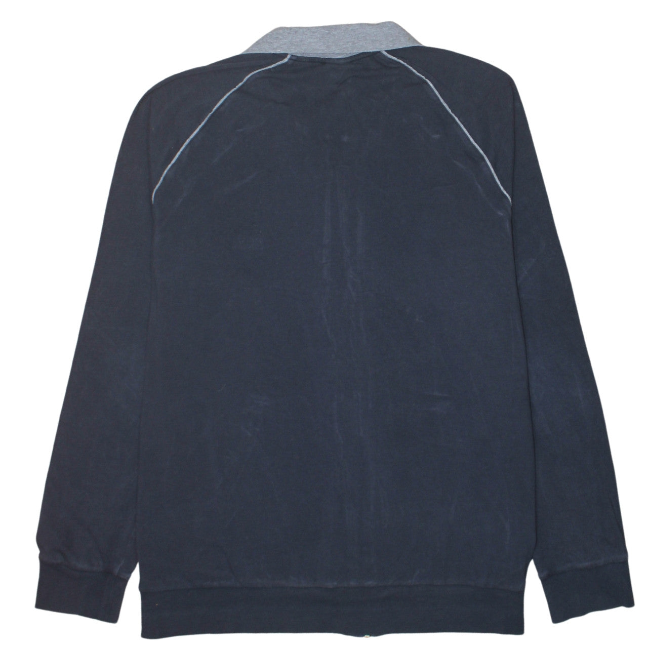 Hugo Boss Men's Blue Full Zip Collared Sweatshirt Size L
