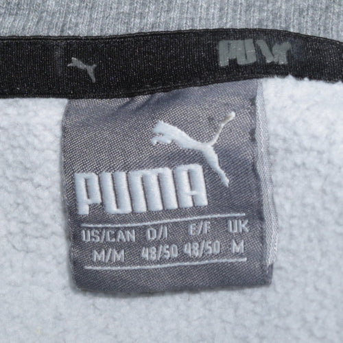 Puma Men’s Grey Crew Neck Pullover Sweatshirt Size M