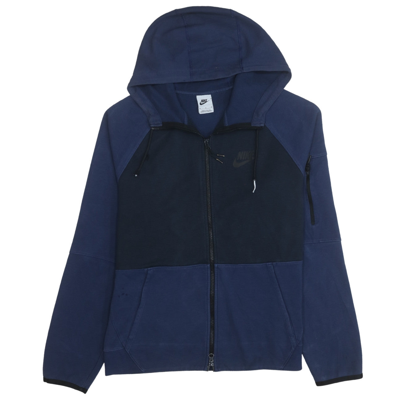 Nike Men's Blue Full Zip Hoodie Size M Regular Fit
