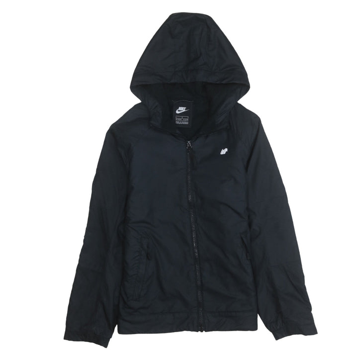 Nike Boys Black 12-13 Years Hooded Windbreaker Jacket