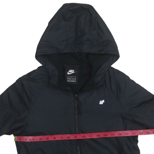 Nike Boys Black 12-13 Years Hooded Windbreaker Jacket