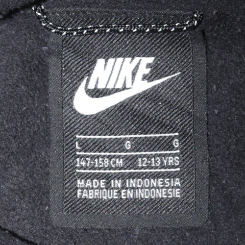 Nike Boys Black 12-13 Years Hooded Windbreaker Jacket