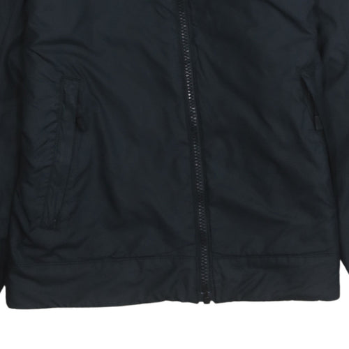 Nike Boys Black 12-13 Years Hooded Windbreaker Jacket
