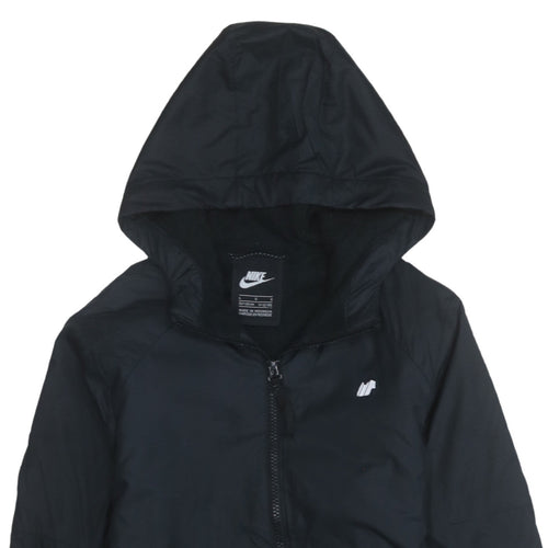 Nike Boys Black 12-13 Years Hooded Windbreaker Jacket