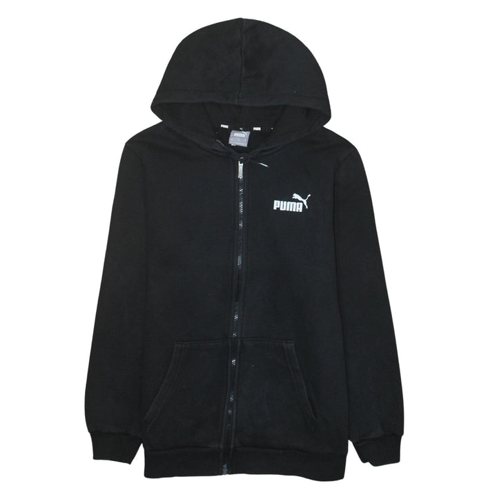 Puma Men's Black Full Zip Hoodie Size M Sportswear