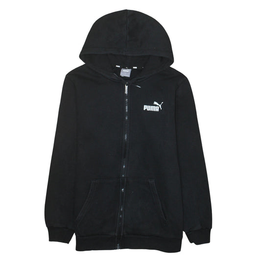Puma Men's Black Full Zip Hoodie Size M Sportswear