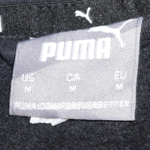 Puma Men's Black Full Zip Hoodie Size M Sportswear