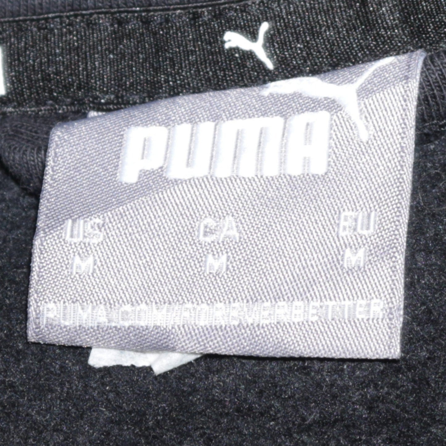 Puma Men's Black Full Zip Hoodie Size M Sportswear