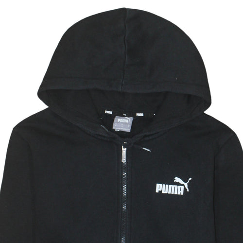 Puma Men's Black Full Zip Hoodie Size M Sportswear