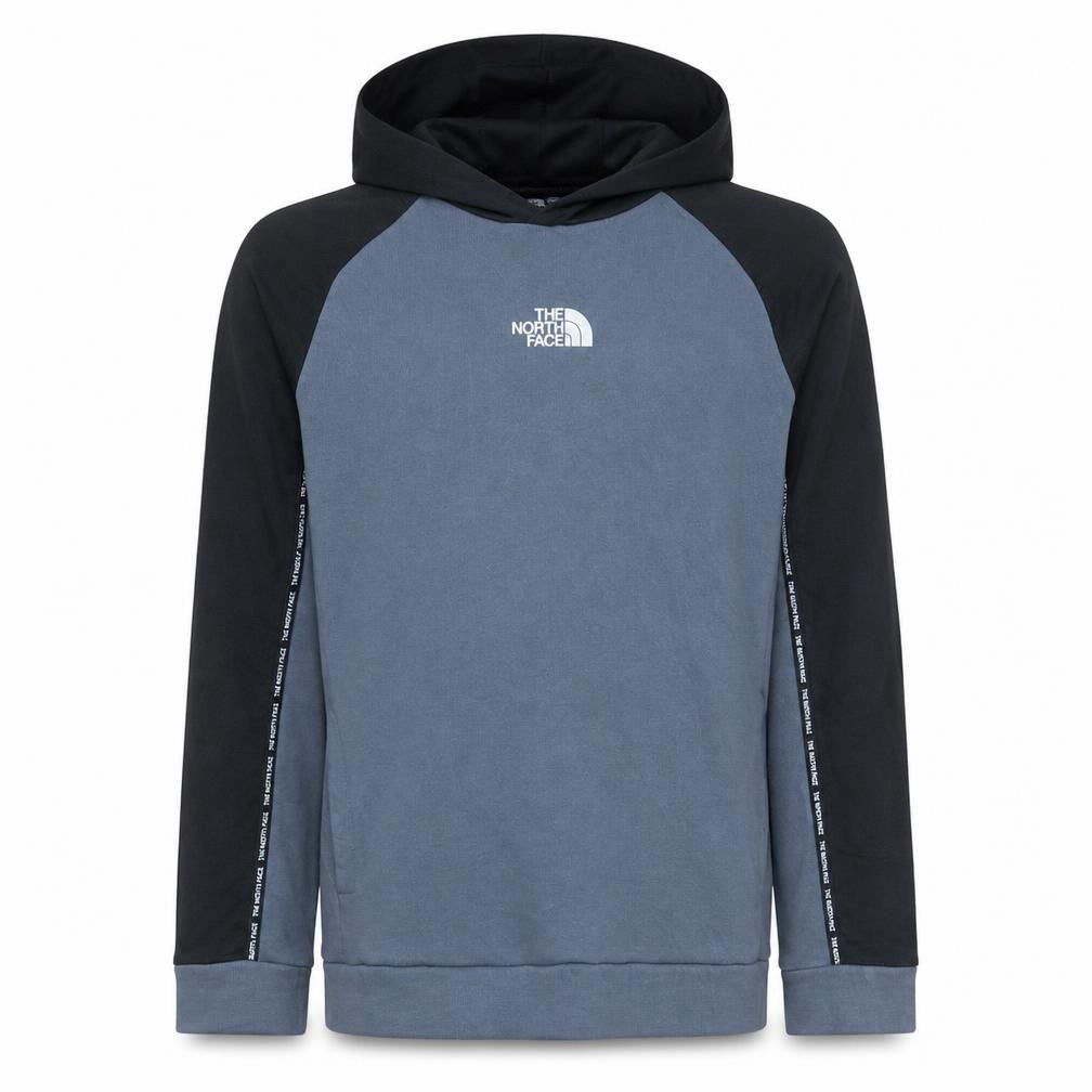 The North Face Boys Blue Black Pullover Hoodie XL Youth Cotton Blend