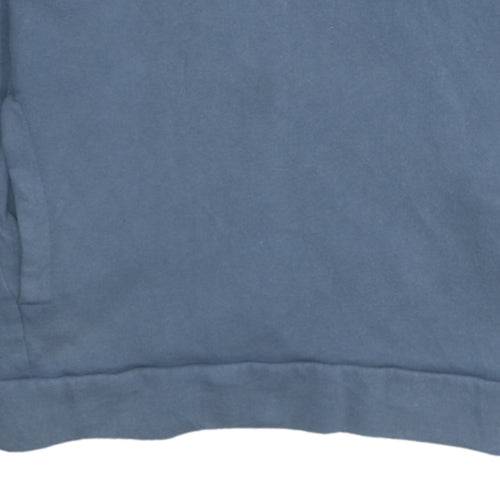 The North Face Boys Blue Black Pullover Hoodie XL Youth Cotton Blend