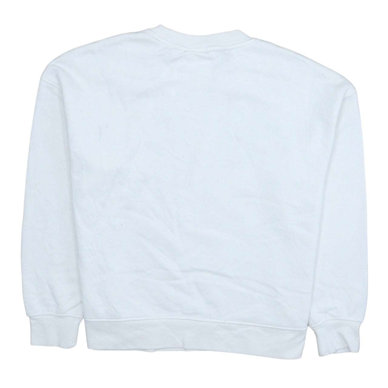 Disney Women's White Mickey Mouse Graphic Pullover Sweatshirt M