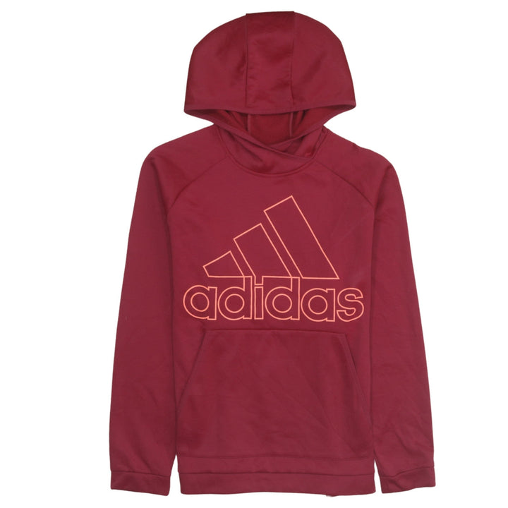 Adidas Womens Burgundy XL Pullover Hoodie Sweatshirt