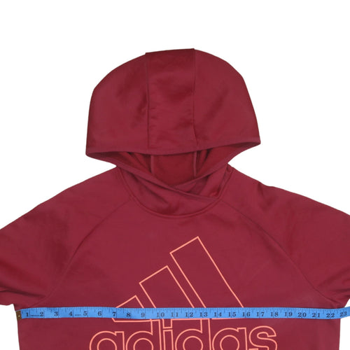 Adidas Womens Burgundy XL Pullover Hoodie Sweatshirt