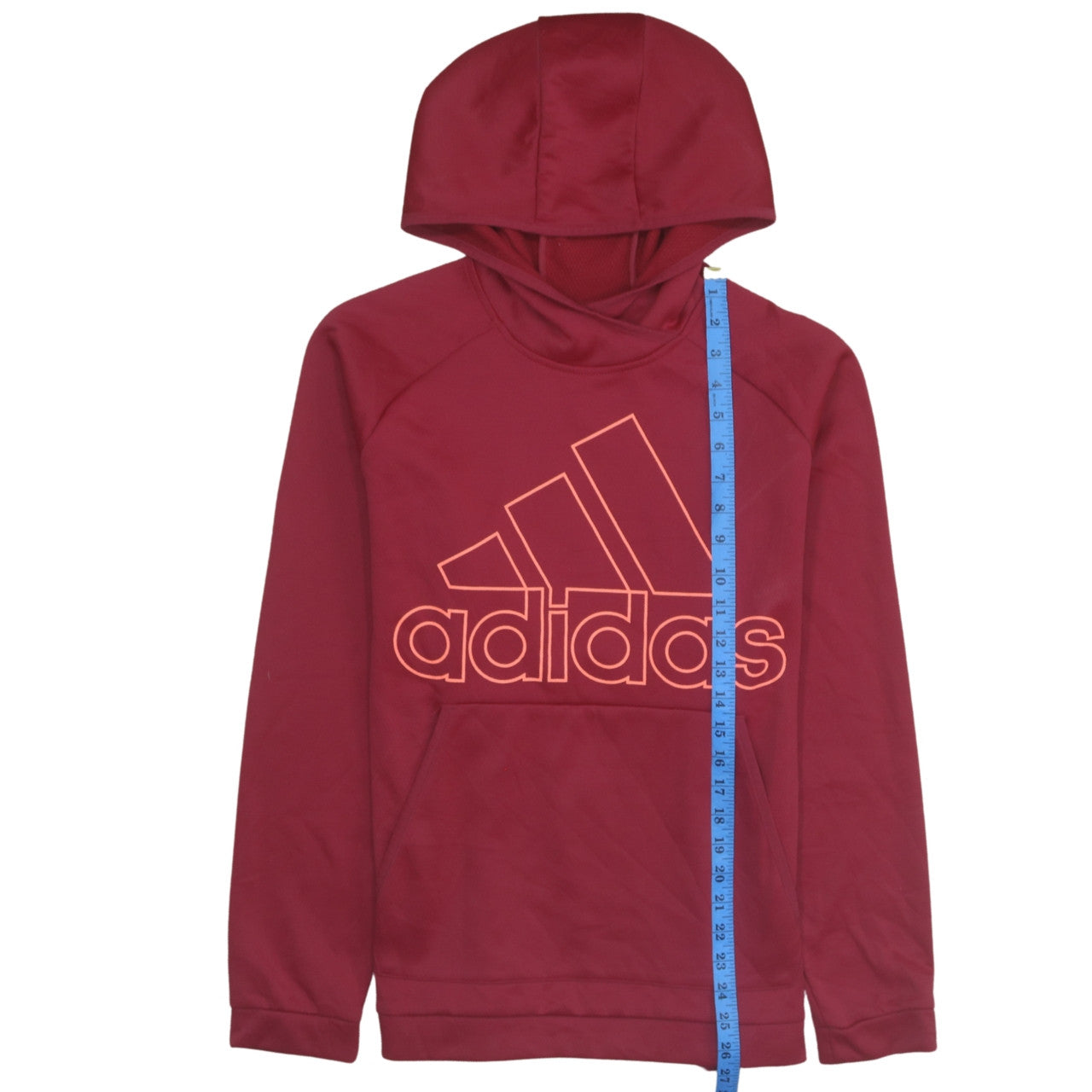 Adidas Womens Burgundy XL Pullover Hoodie Sweatshirt