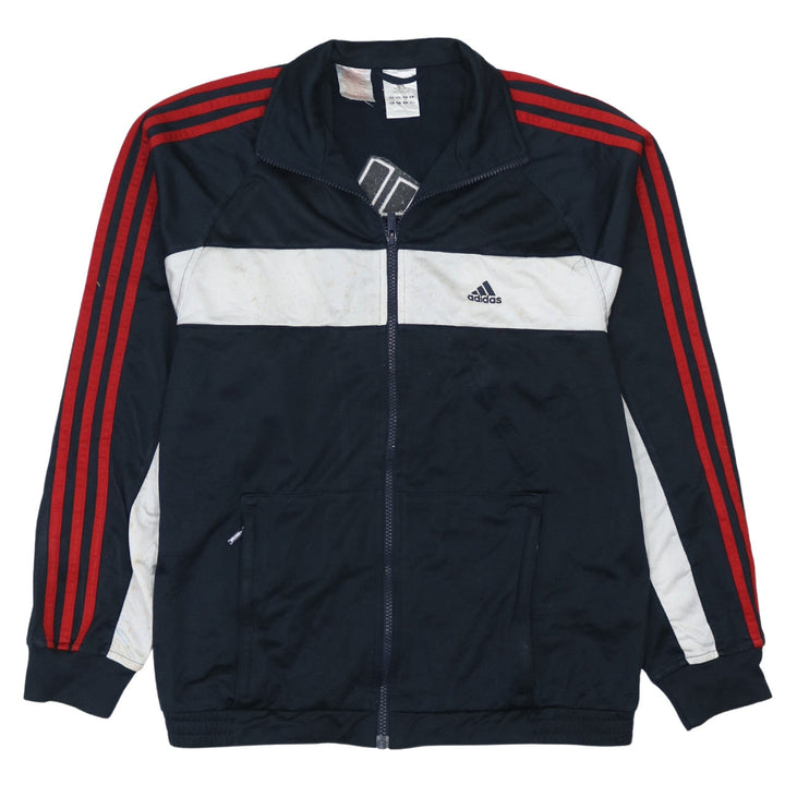 Adidas Men's Blue Full Zip Sweatshirt L Sports Style