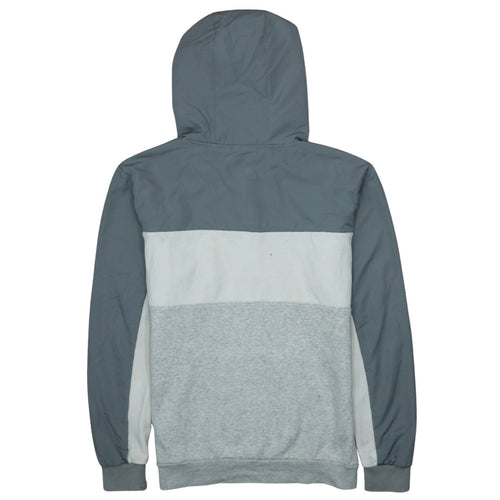 Adidas Men’s Grey Half Zip Hooded Sweatshirt Size S