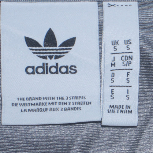 Adidas Men’s Grey Half Zip Hooded Sweatshirt Size S