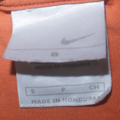 Nike Men's Orange Sports Graphic Short Sleeve T-Shirt Size S
