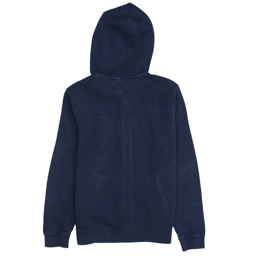 Nike Boys Navy Blue Full Zip Hoodie Sweatshirt Size M Cotton Blend