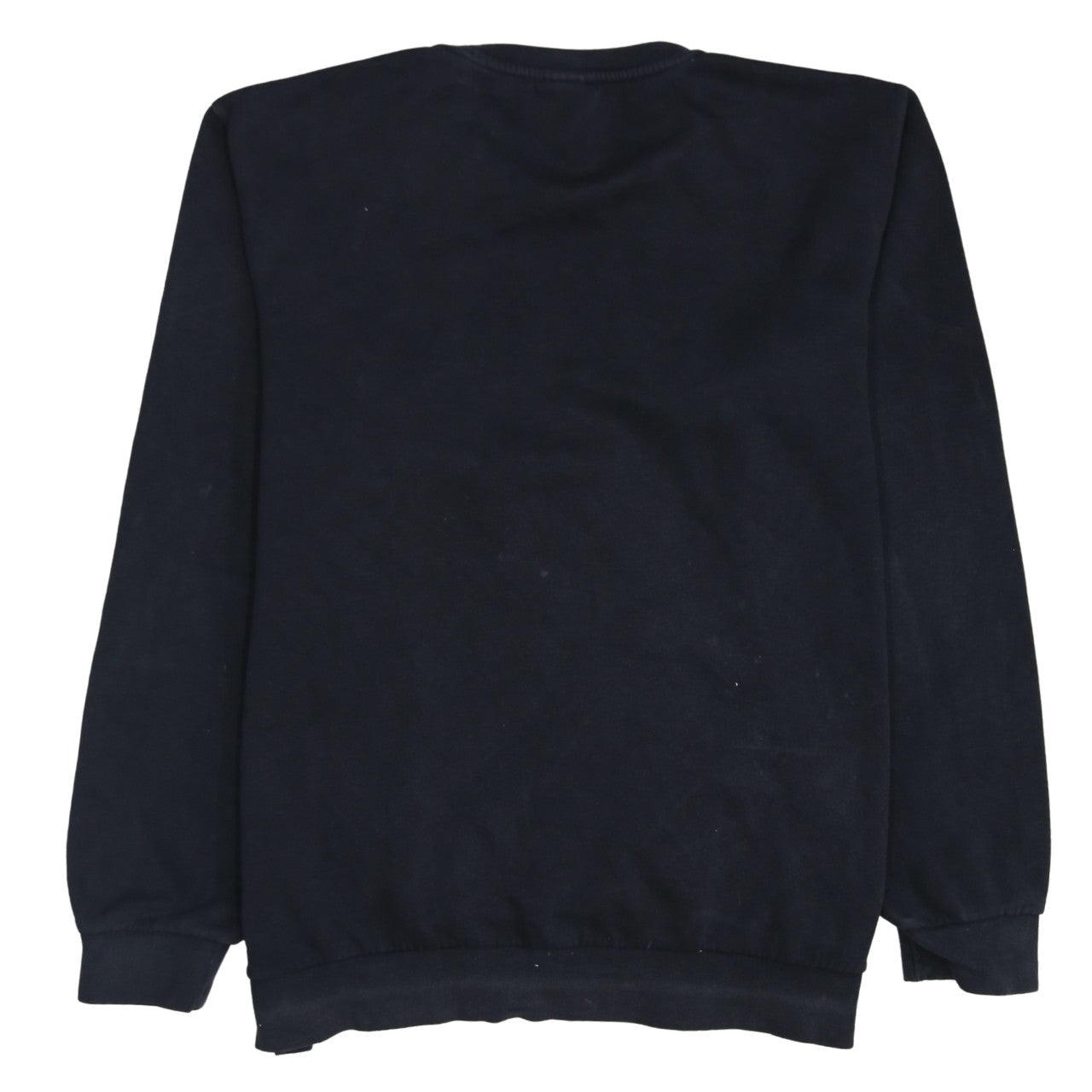 Adidas Mens Black XL Crew Neck Pullover Sweatshirt with Logo Trim
