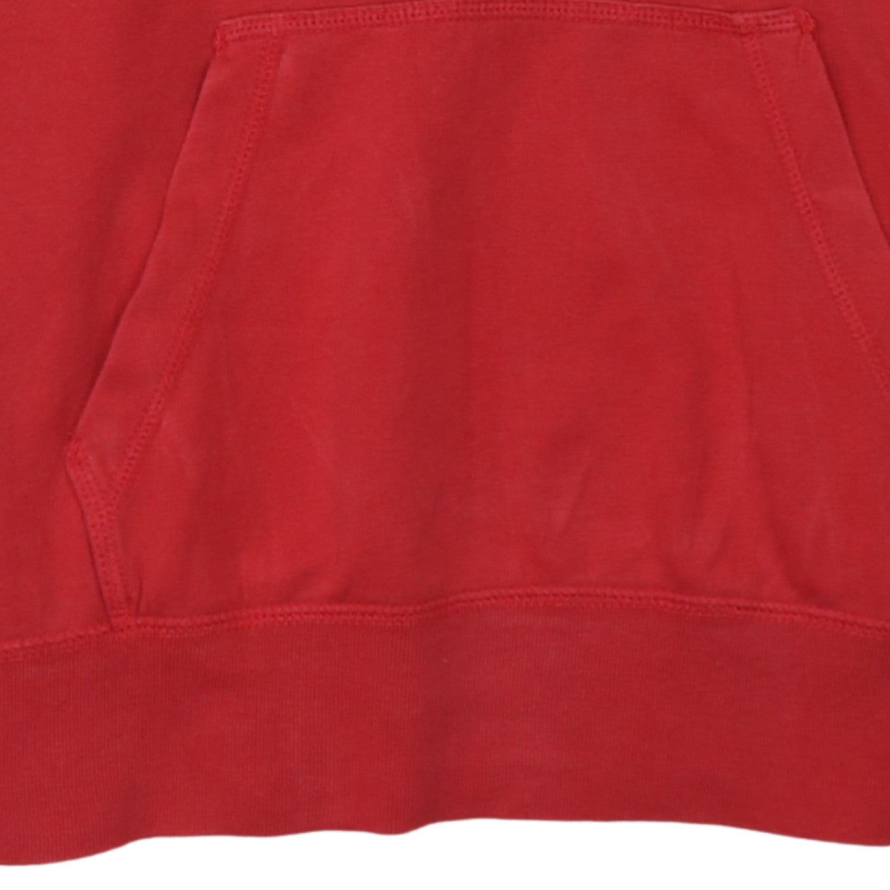 Nike Women Red Pullover Hoodie Medium Cotton Blend Logo Sportswear