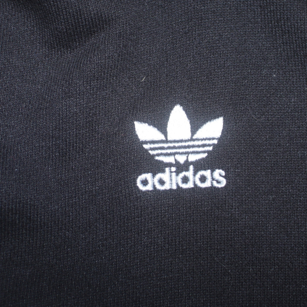 Adidas Womens Black Pullover Hoodie Size 6 Lightweight Cotton Casual