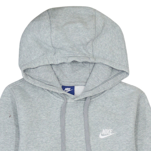 Nike Men's Grey XS Pullover Hoodie Fleece Sweatshirt