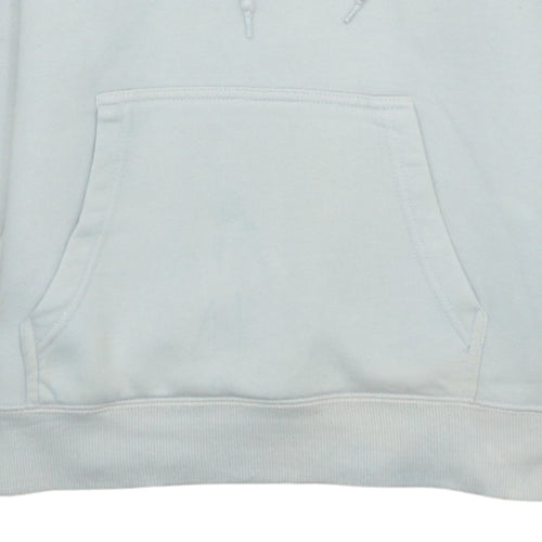 Stussy Men’s White XS Pullover Hoodie with Logo Print