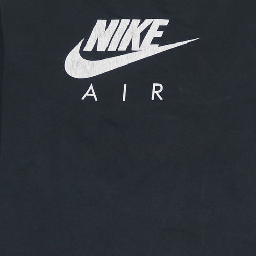 Nike Air Men's Black Small Pullover Sweatshirt Logo Graphic