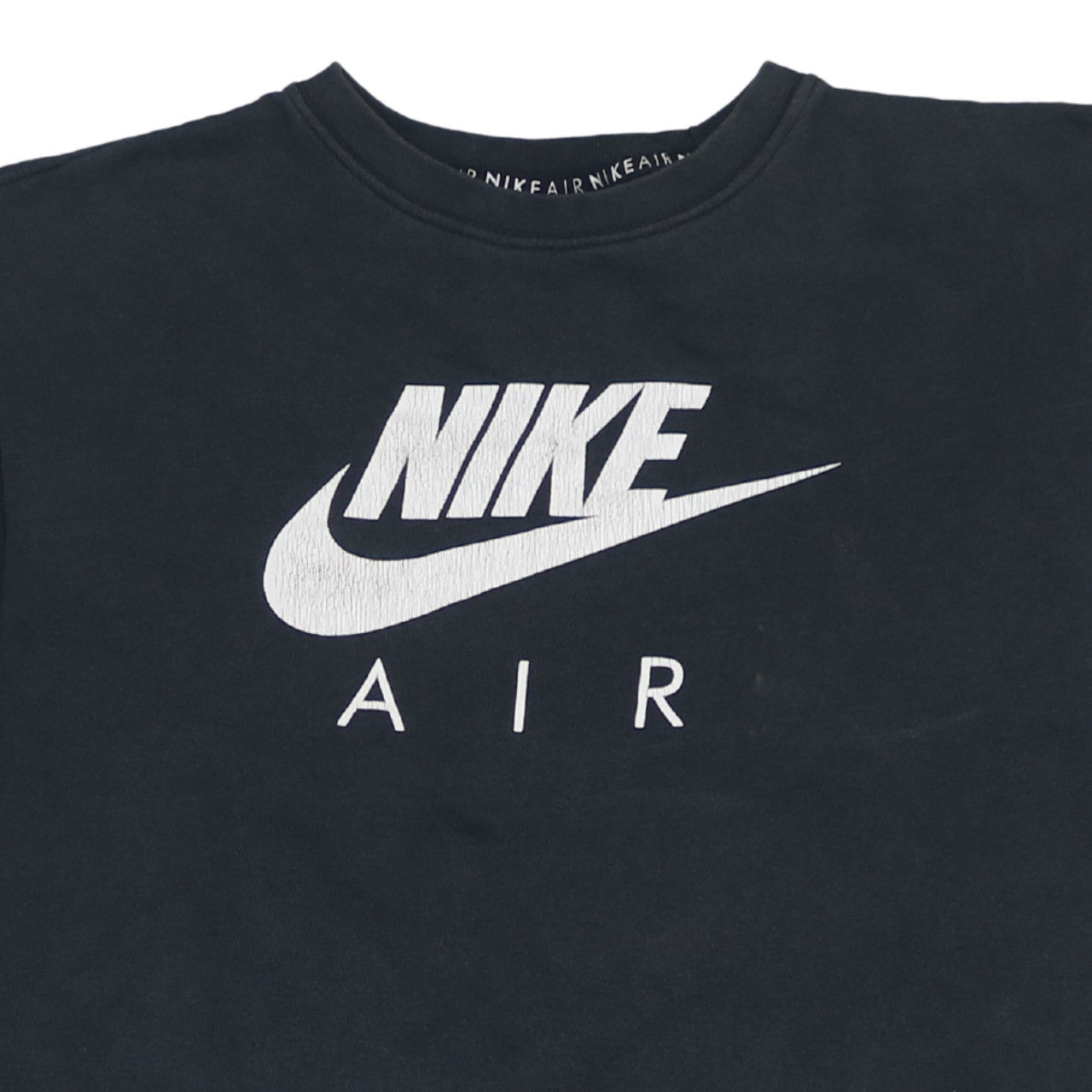 Nike Air Men's Black Small Pullover Sweatshirt Logo Graphic