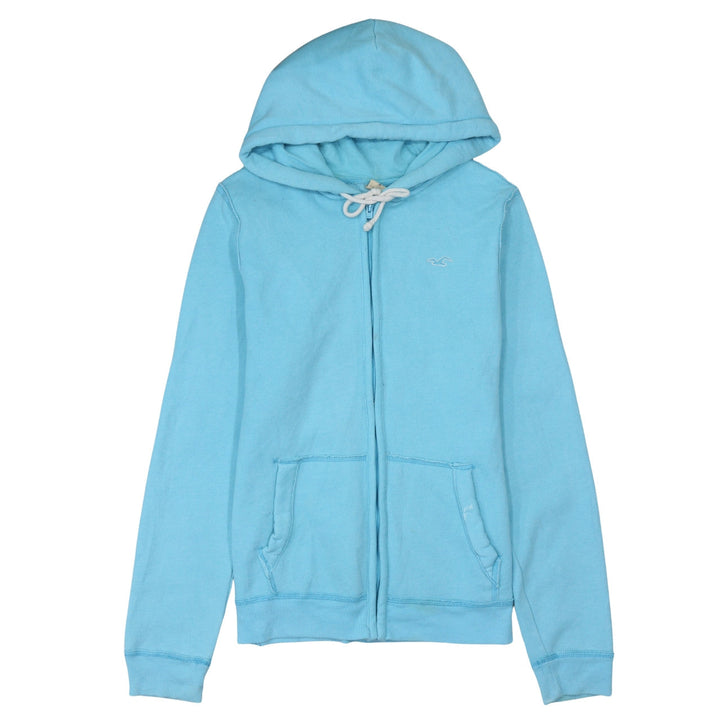 Hollister Men's Blue Full Zip Hoodie M Regular Fit